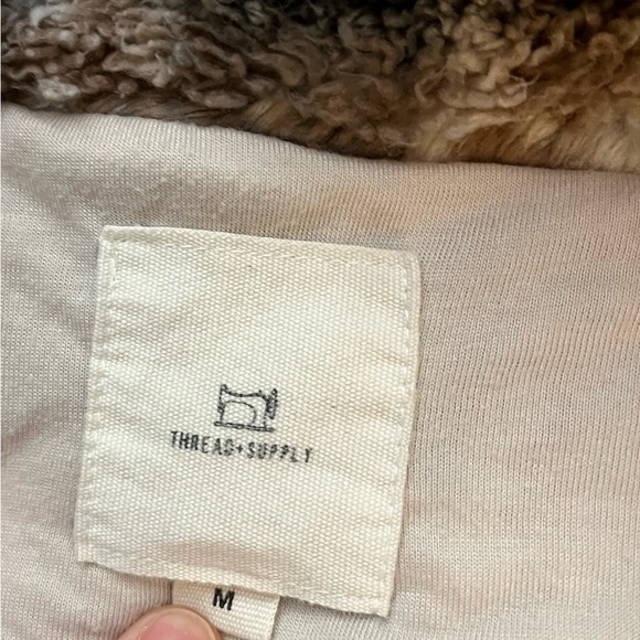 Thread and Supply Cropped Fluffy Quarter Zip Sweatshirt - Picture 7 of 7